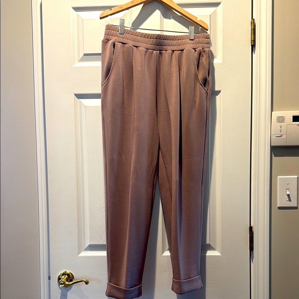 Varley Knit roll cuff jogger